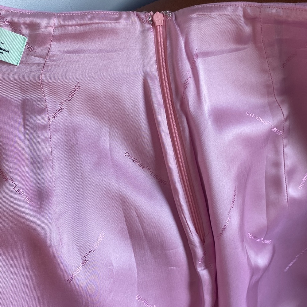 Off-White Mini “Skirt” in “Pink” - Size 42 NWOT - Picture 9 of 13